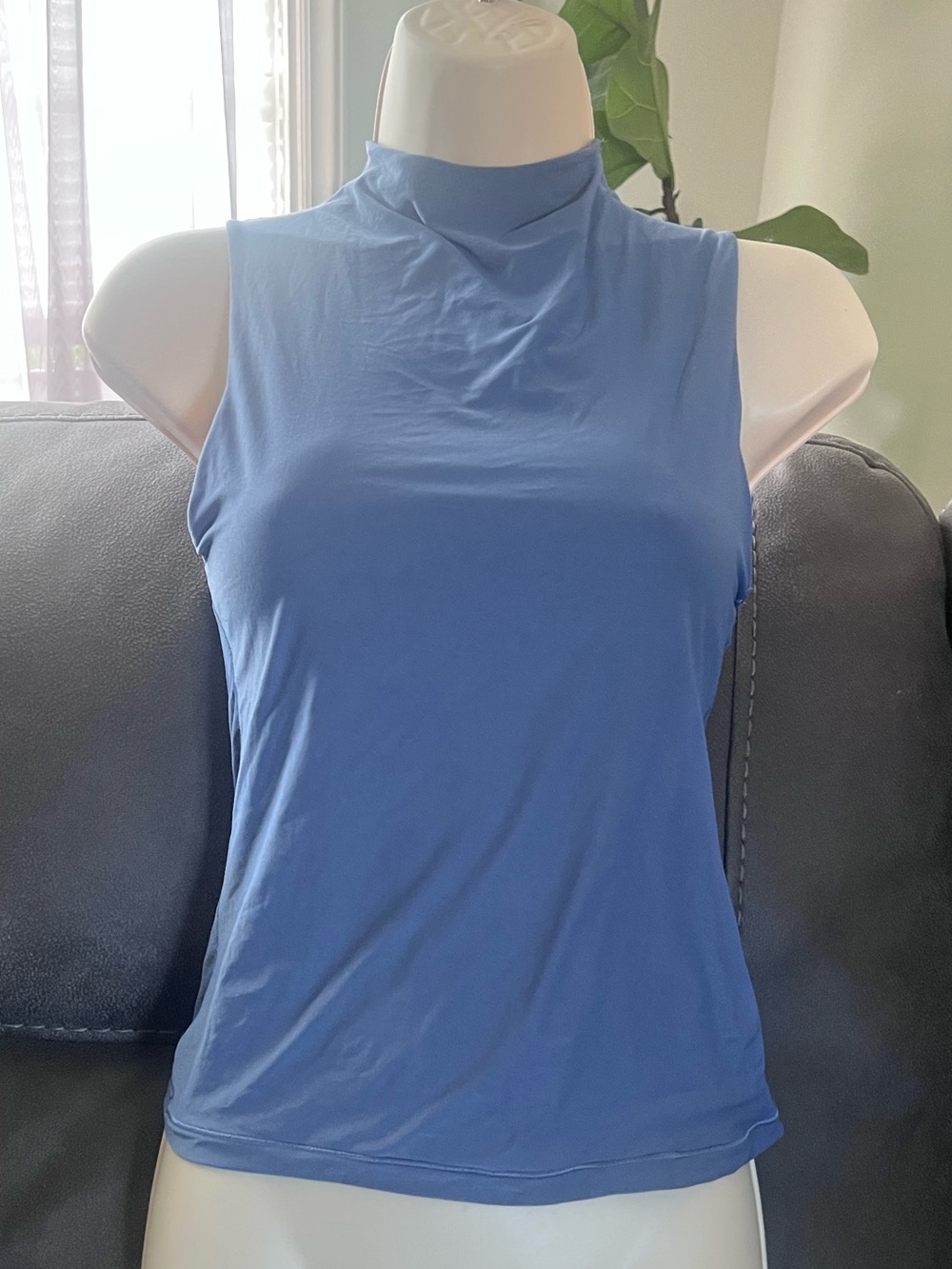 aerie Smoothez Sleeveless Mock Neck Tank Top